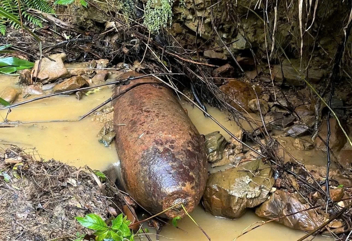 Wartime bomb safely destroyed in Da Nang after discovery by residents